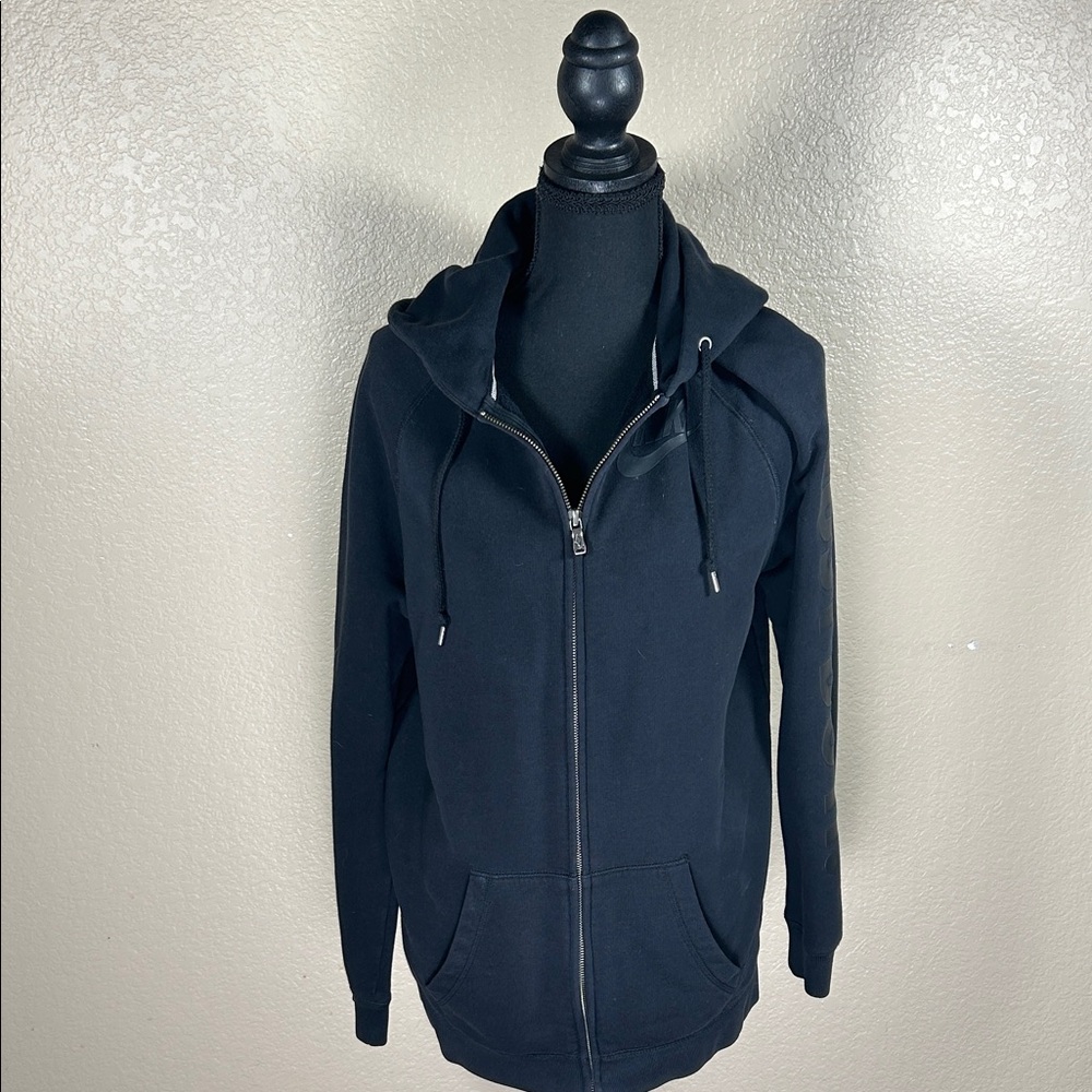 Nike Men's Black Zip-Up Sweater